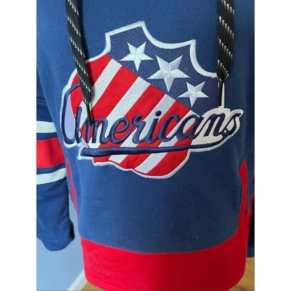 Rare Reebok Face Off Collections USA Americans Hockey Jersey Heavyweight Men's S